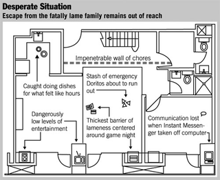 Illustration for article titled Local Boy Trapped In Family